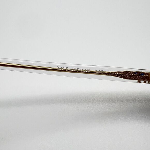 Michael Kors Eyeglasses Womens MK3015 55-16-140 Glasses Frames Clear Gold - Picture 5 of 7